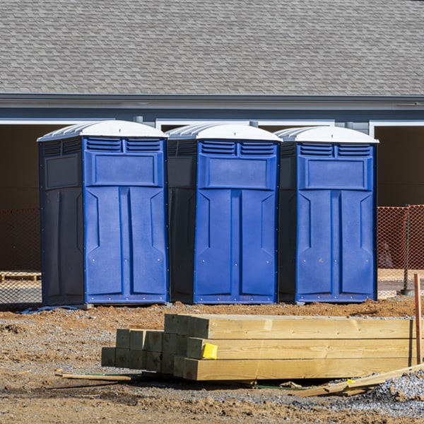 what is the expected delivery and pickup timeframe for the porta potties in Baltimore MD